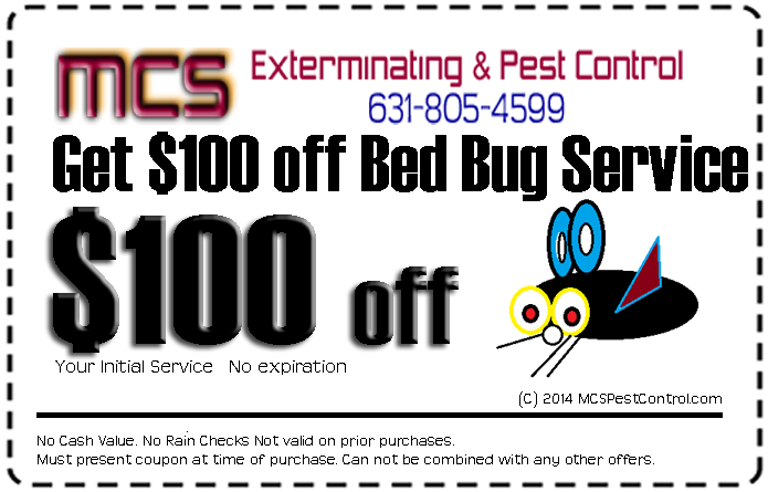 $100 off Bed Bug Service